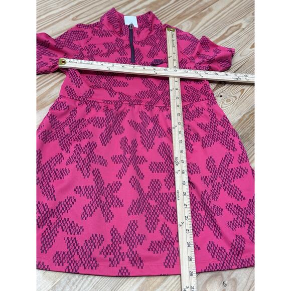 Nike Sportswear Girls Printed Pink Flowers Short-Sleeve Dress Size XS 6-7 - Picture 4 of 5